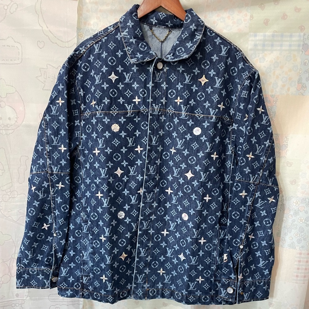Louis Vuitton Navy Monogram Denim Jacket